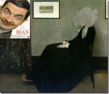 histler's Mother painting in Mr Bean The Movie 