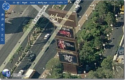 Virtual Earth Birds Eye view using UltracamX