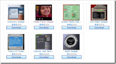 Vista Gadgets developed by Vishwak Solutions