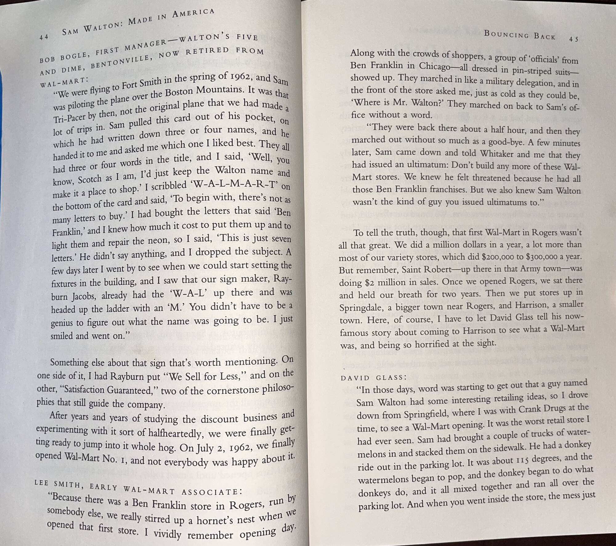 A sample page from Made in America