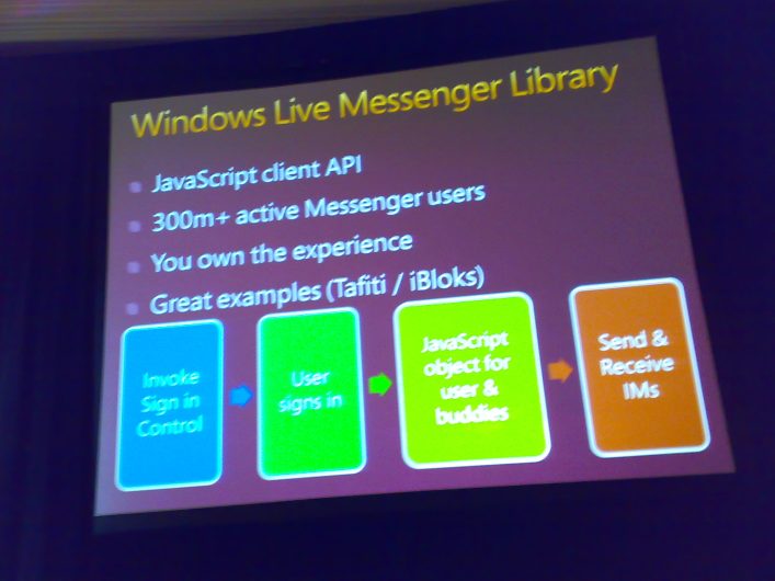 Microsoft Mix '08 - Windows Live Messenger Library