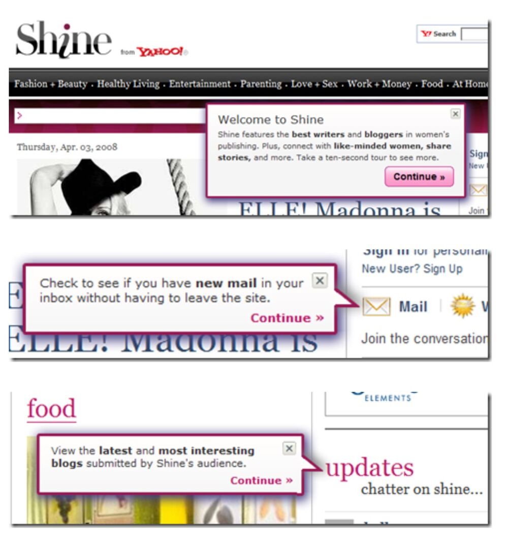 Yahoo! Shine Portal 