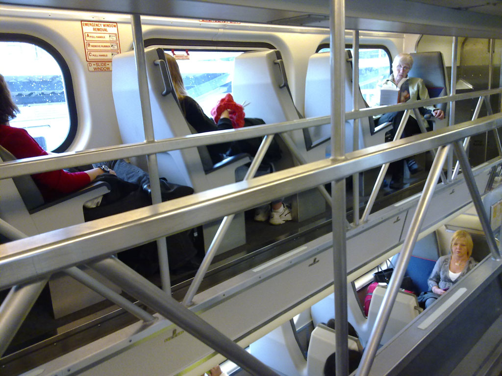 Caltrain from San Francisco to Cuptertino