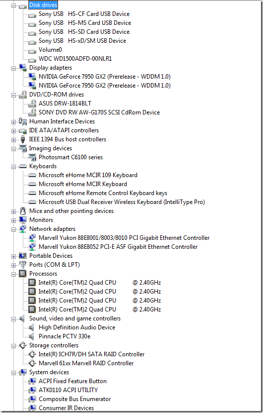 Windows 7 - All Drivers working fine in x64