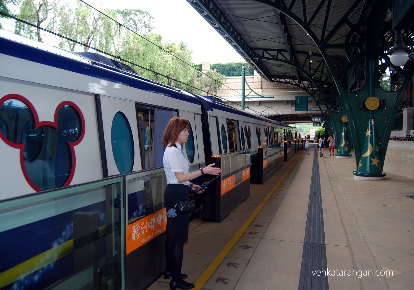 Trains (Hong Kong MTR) too had Mickey branding