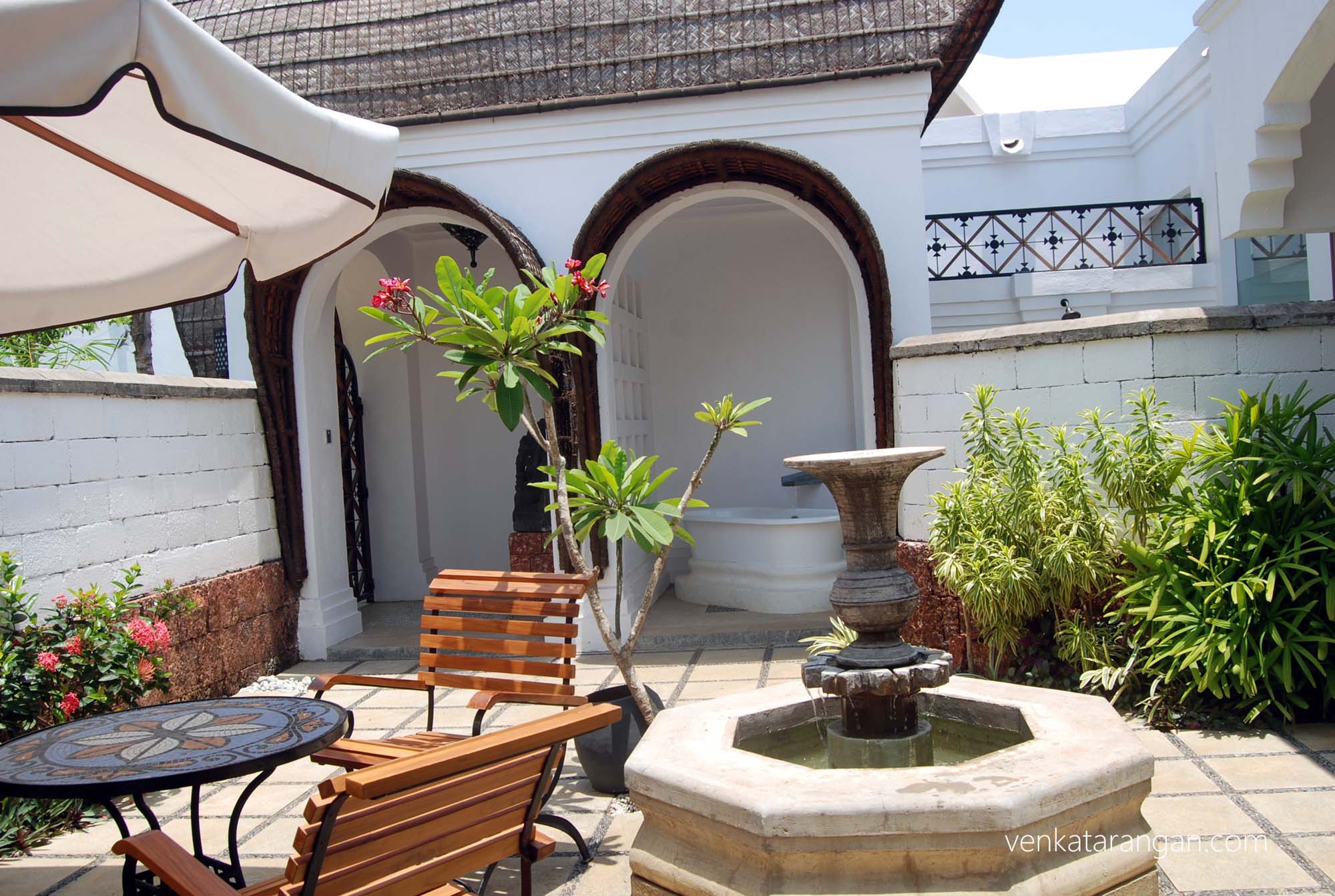 Open Verandah in front of each cottage