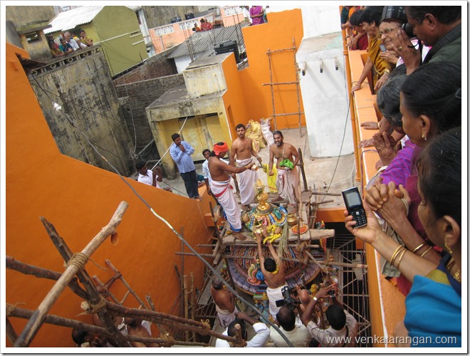 Kalasam view of Sri Lakshmi Hayagriva Temple, Pondicherry