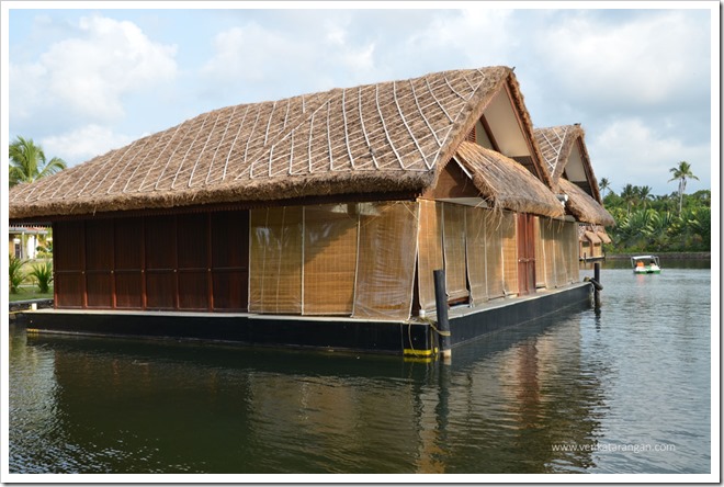 Floating cottages at the Vasudhara Sarovar - Vayalar Vacation