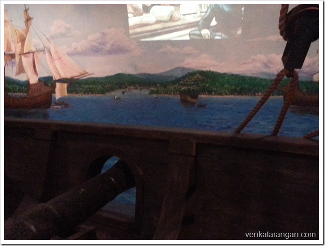 View of Melaka from Kuala Lumpur National Museum 