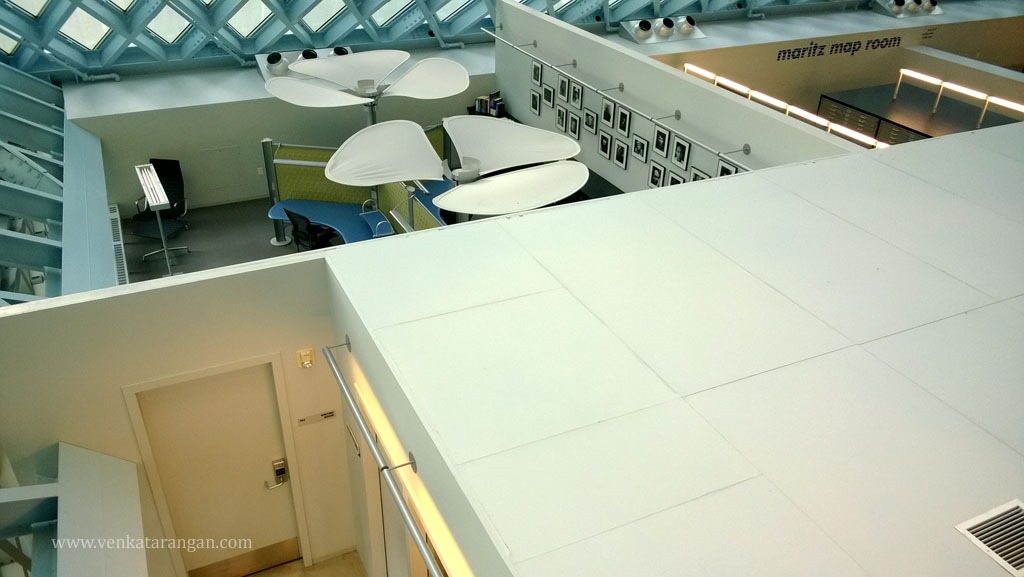 The dedicated writing rooms for authors in the Seattle Public Library 