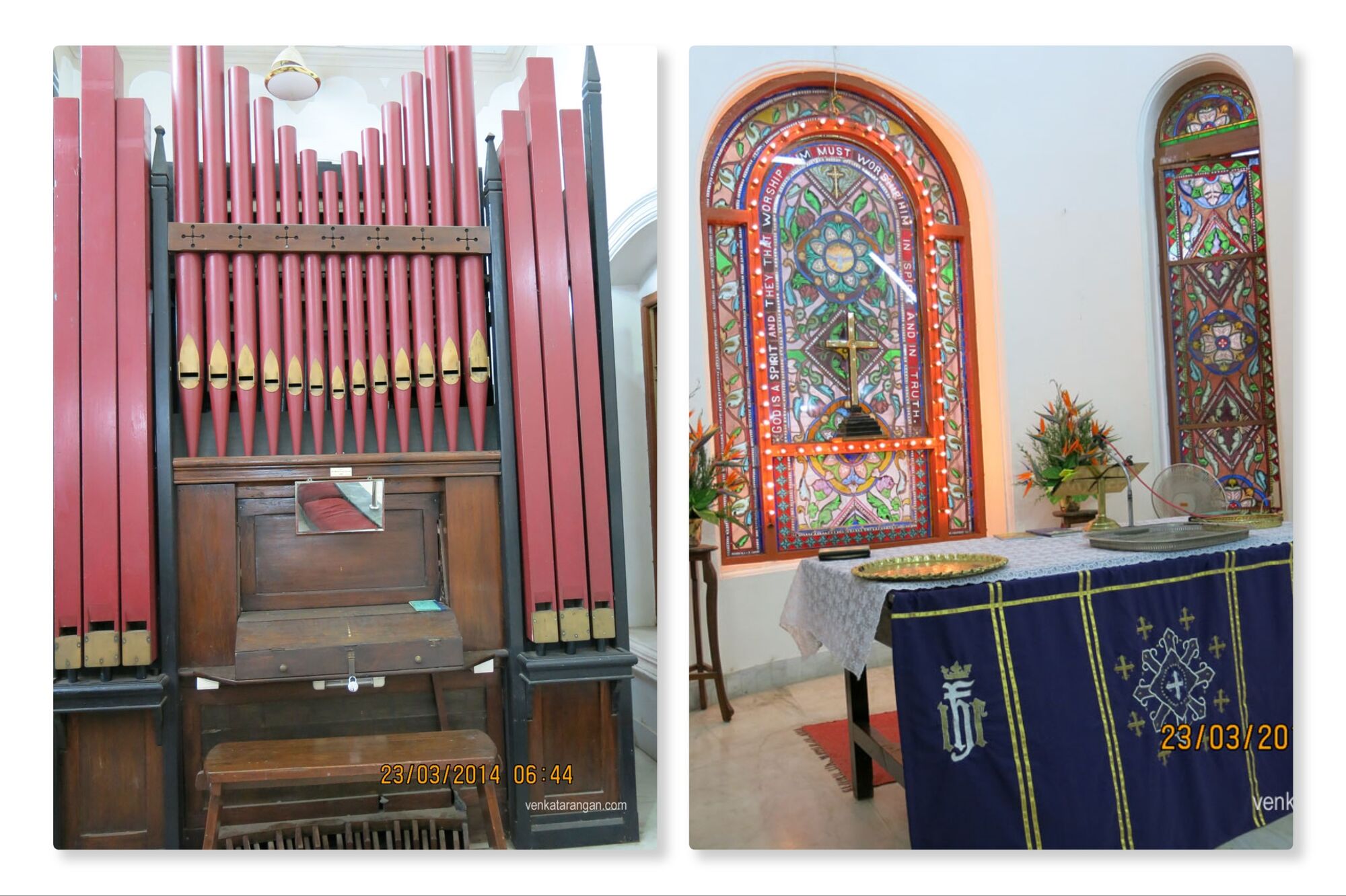 Pipe Organ at CSI Zion Church, Chintadripet