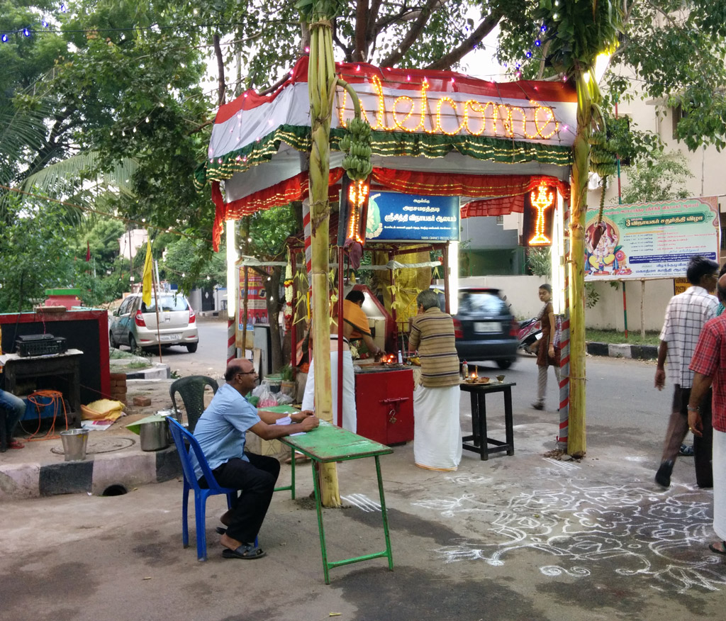 Autostand Ganesha temple