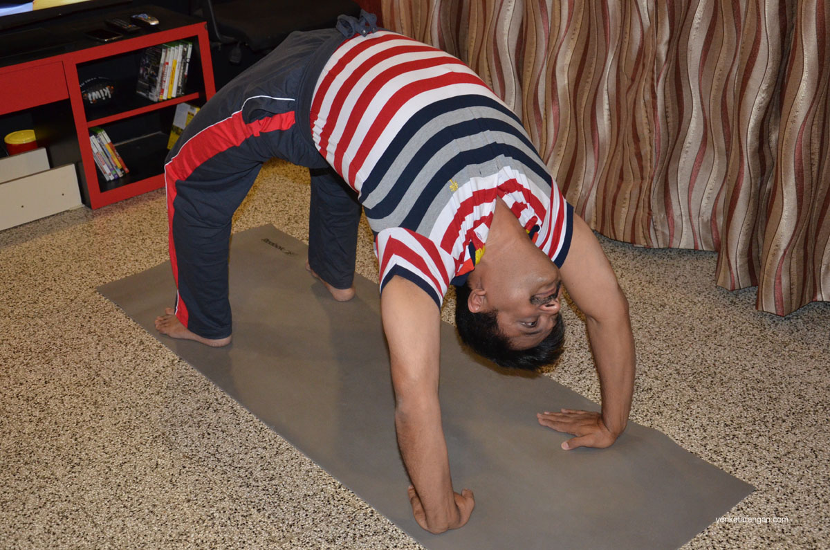 Chakrasana (the wheel pose)