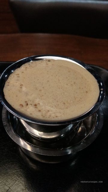 Filter coffee in Starbucks
