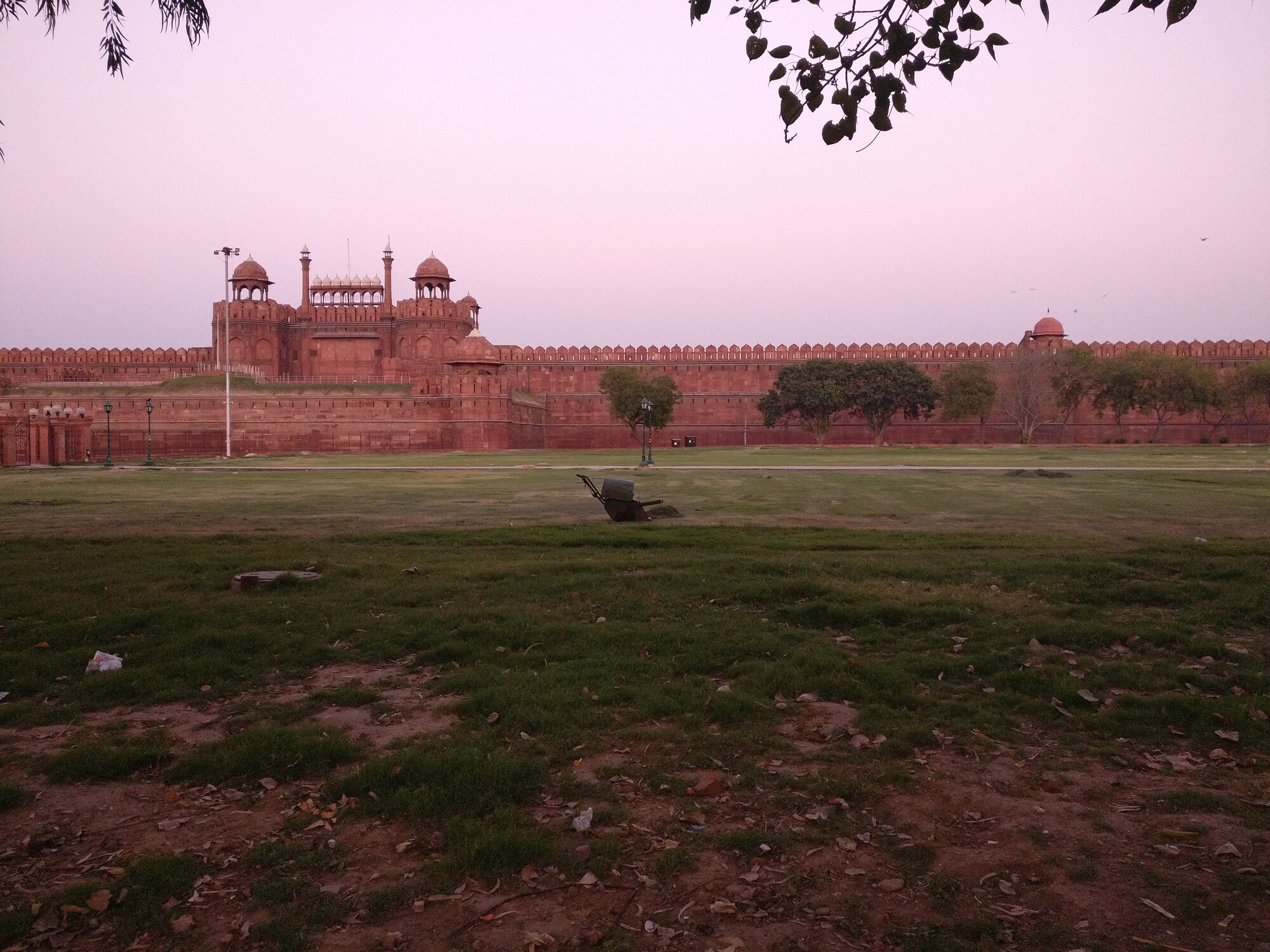 Red Fort is named for its massive enclosing walls of red sandstone.