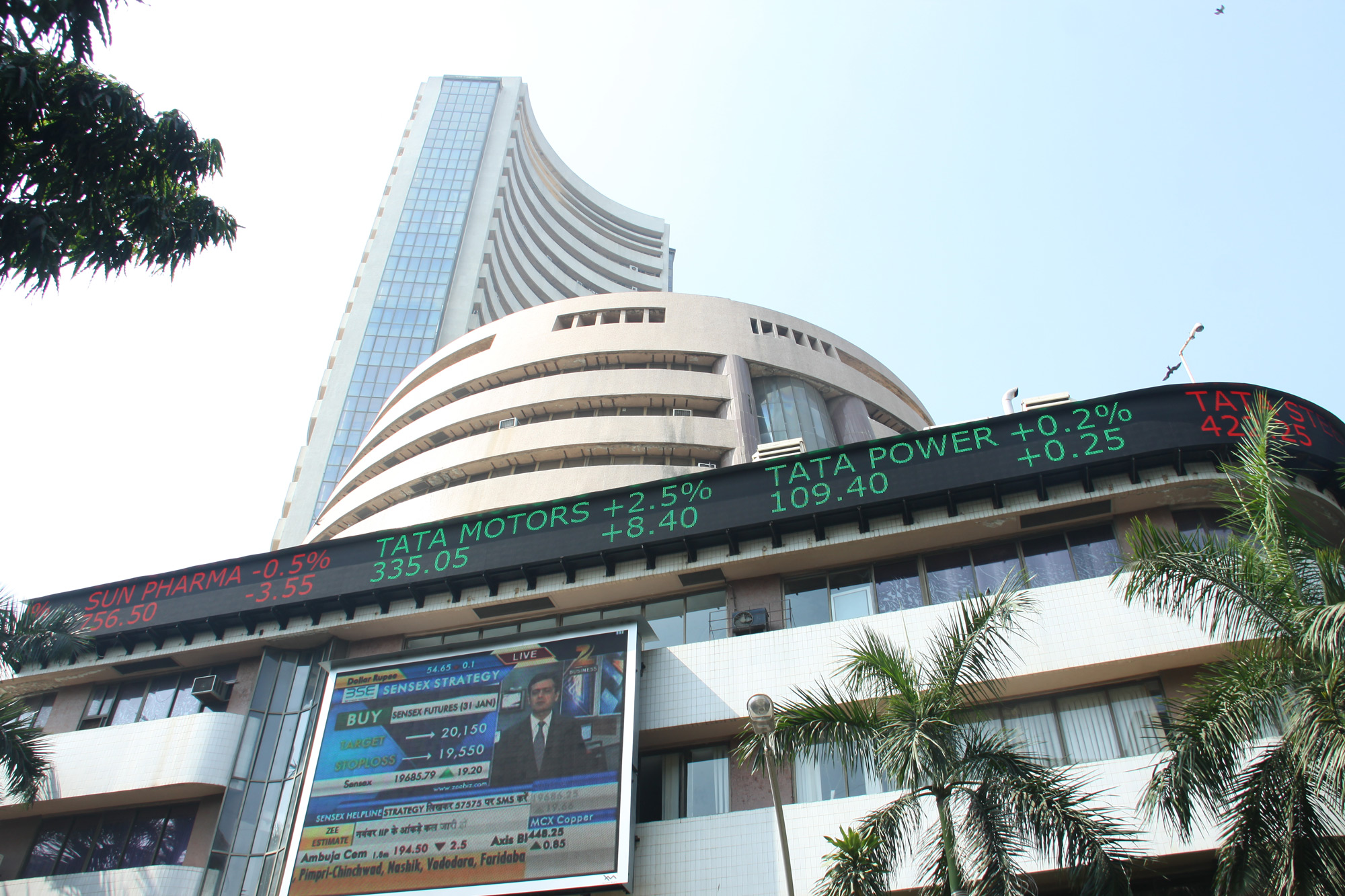 BSE Building at Dalal Street, India, Sensex, NIFTY