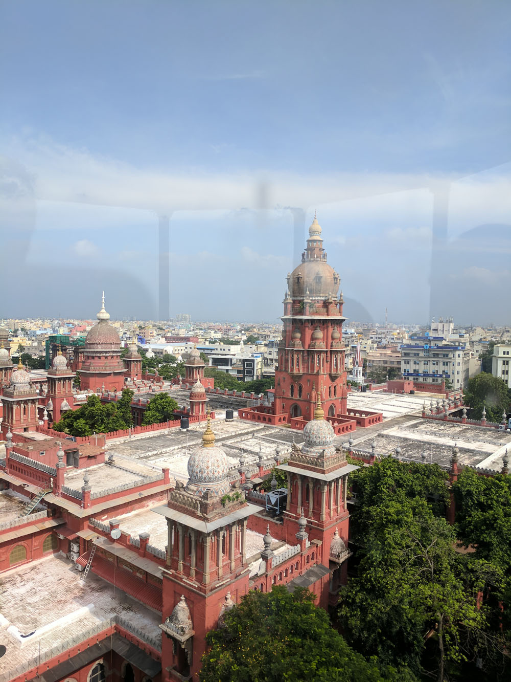 View of the Madras High Court building - from the top of the lighthouse