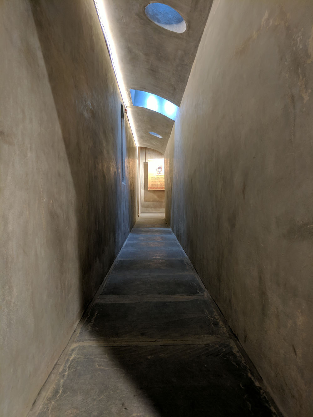 Pathways to reach the top are lit with LED lights and airconditioned