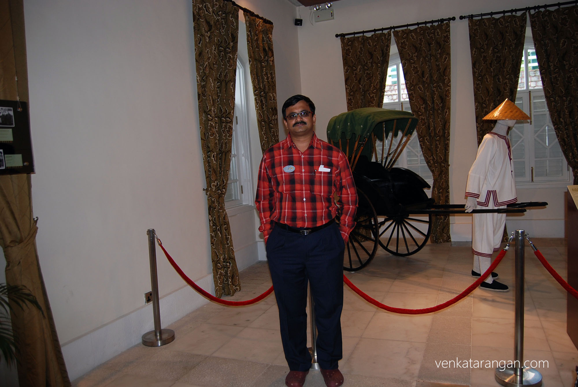 Venkatarangan inside Museum of Macau