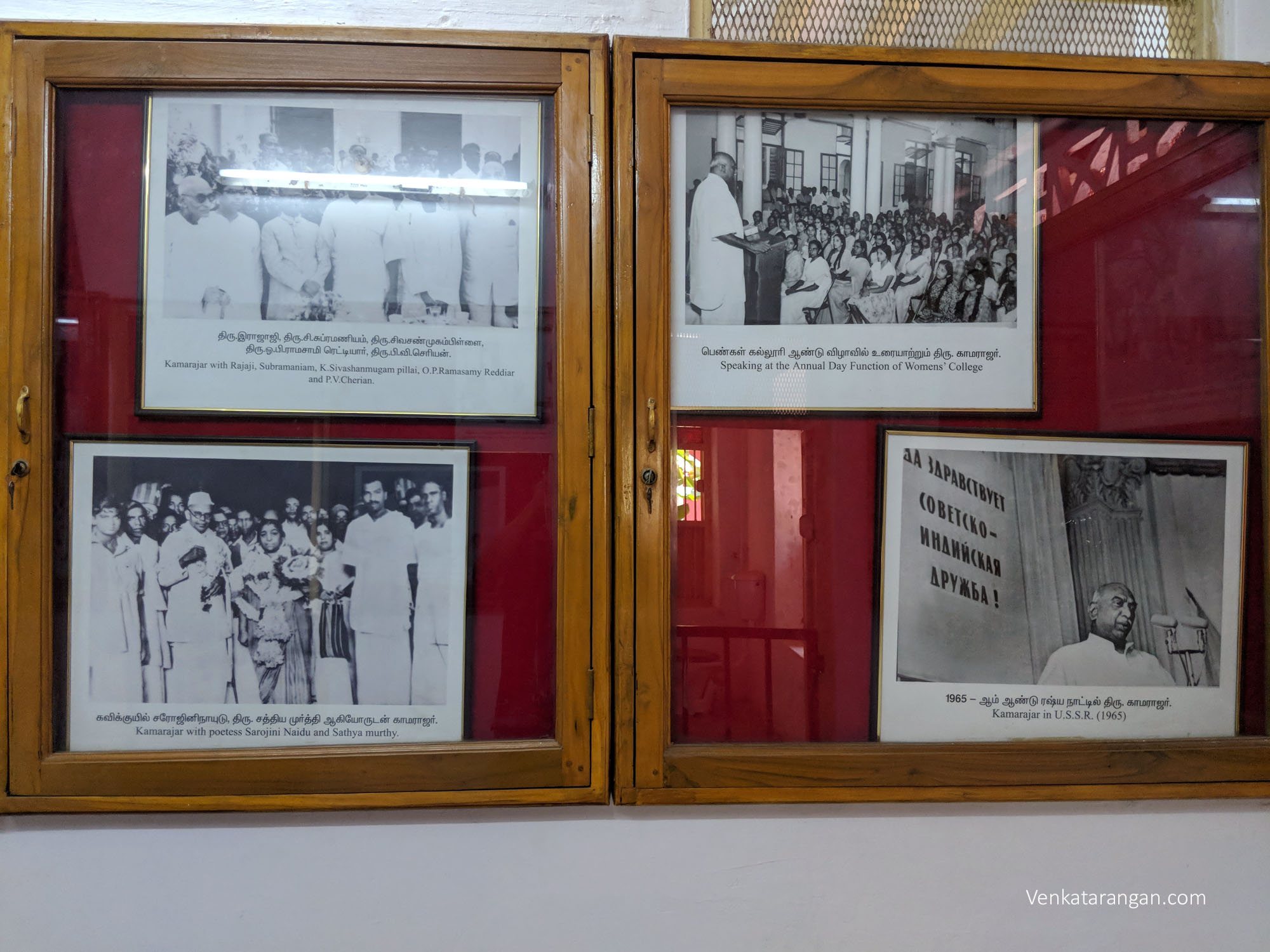bottom right was taken during his visit to U.S.S.R. in 1965