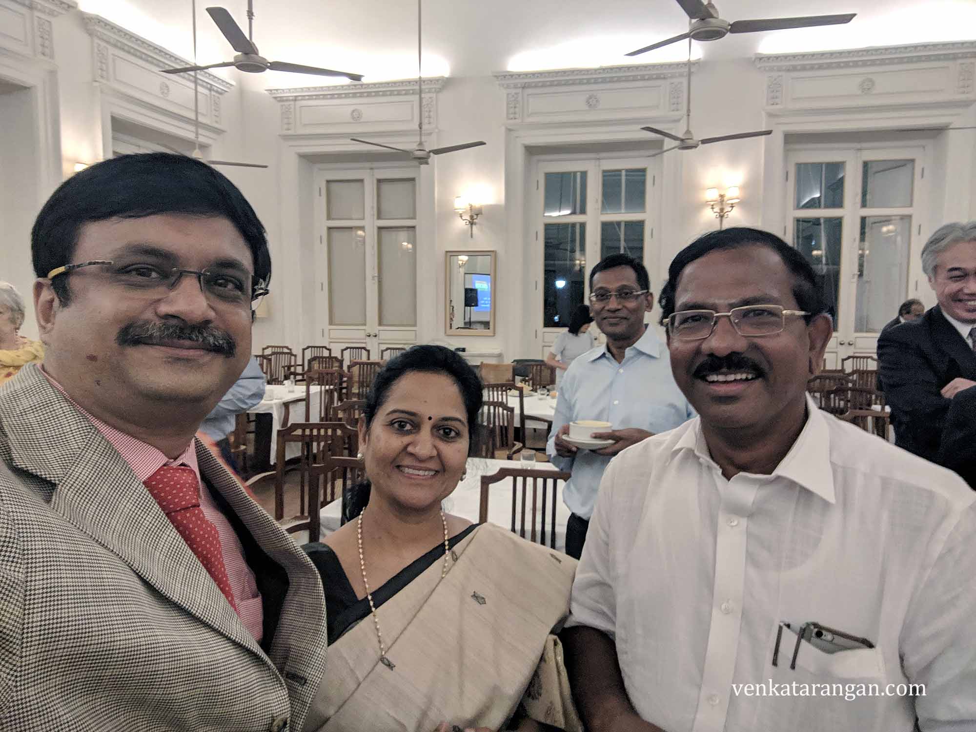 Mrs Latha Pandiarajan (Co-Founder of Mafoi) and Mr K Pandiarajan (Hon'ble Minister of Tamil Nadu)