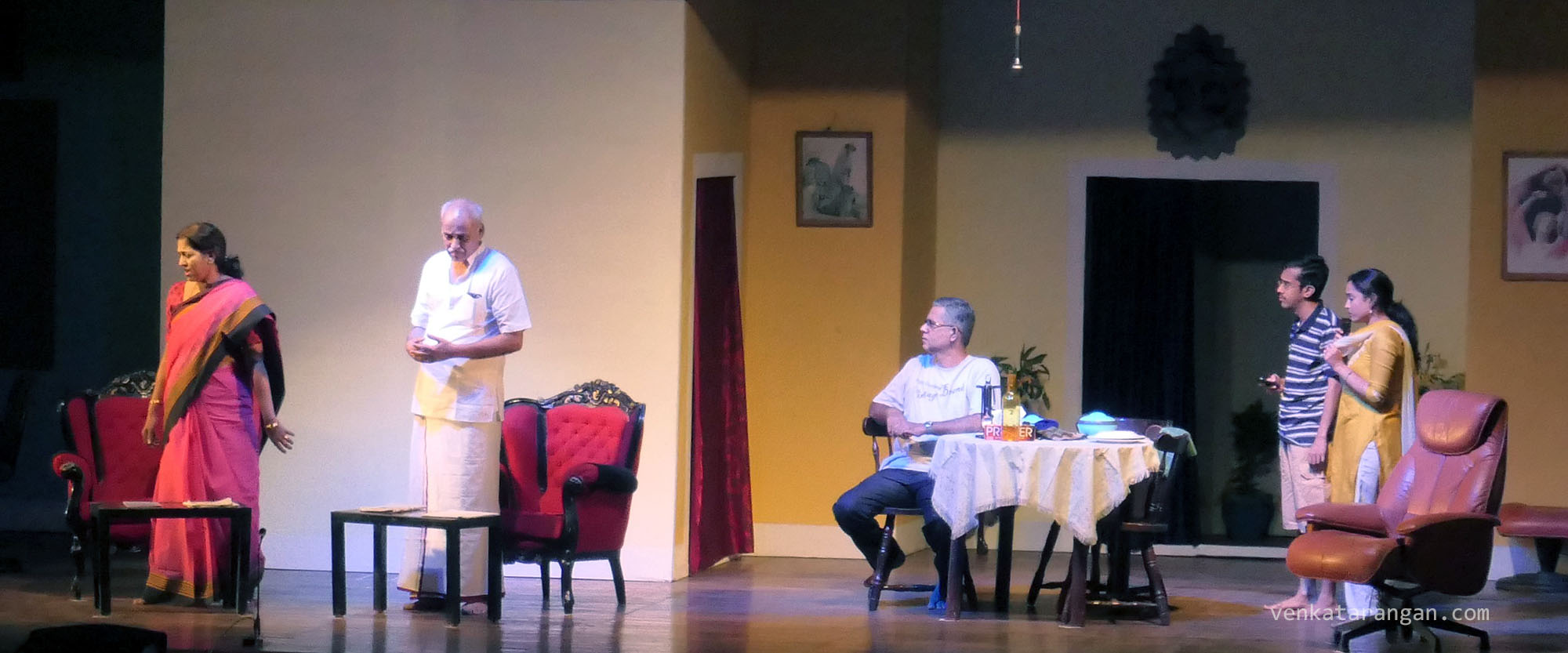 Shraddha Homemaker 2019 - (From left) Lady of the house, Grandfather, Husband, Son and Daughter