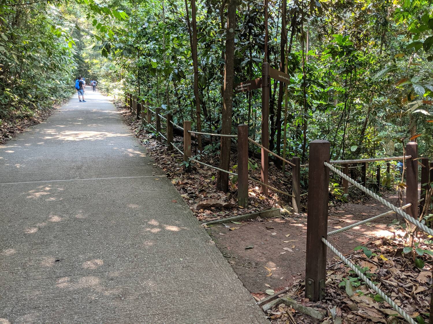 Some areas have paved roads too - no vehicular traffic!