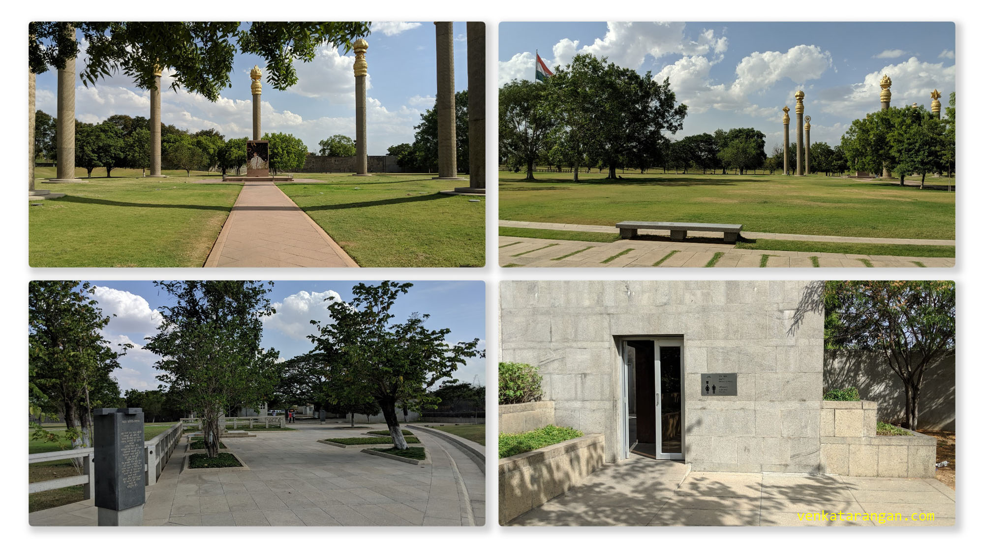 Unlike most memorials in India, this place is being maintained very well. I was surprised to find a functional toilet that was clean and had running water!