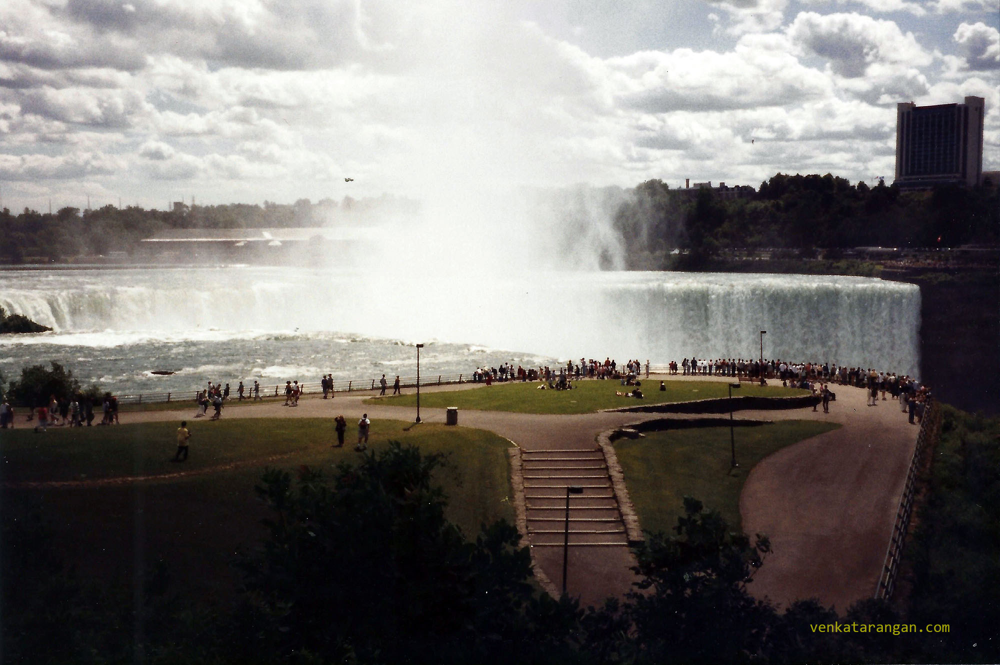 View from Niagara Falls, New York, USA in 1999