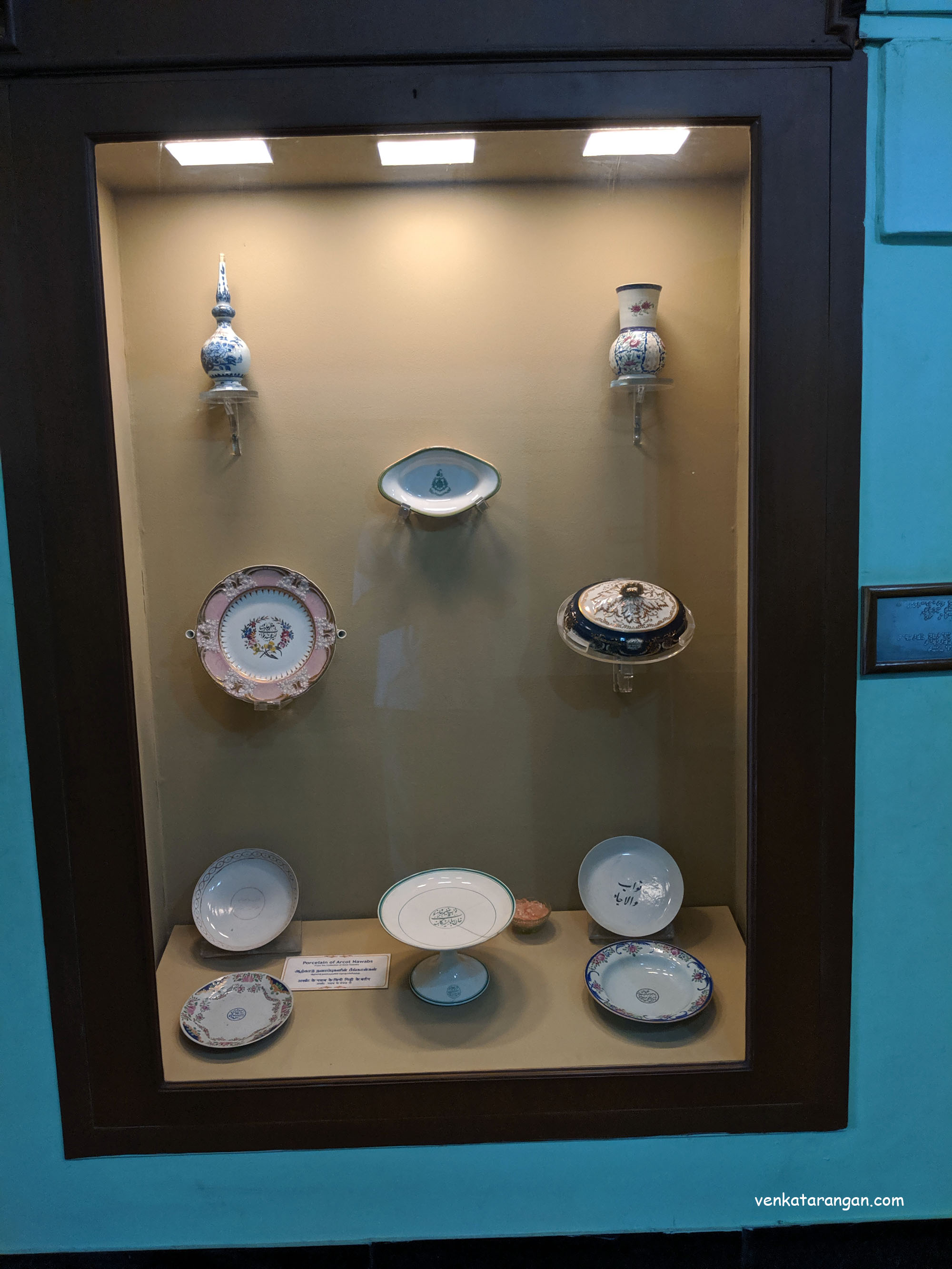 Porcelain of Arcot Nawabs at Fort St. George, Chennai