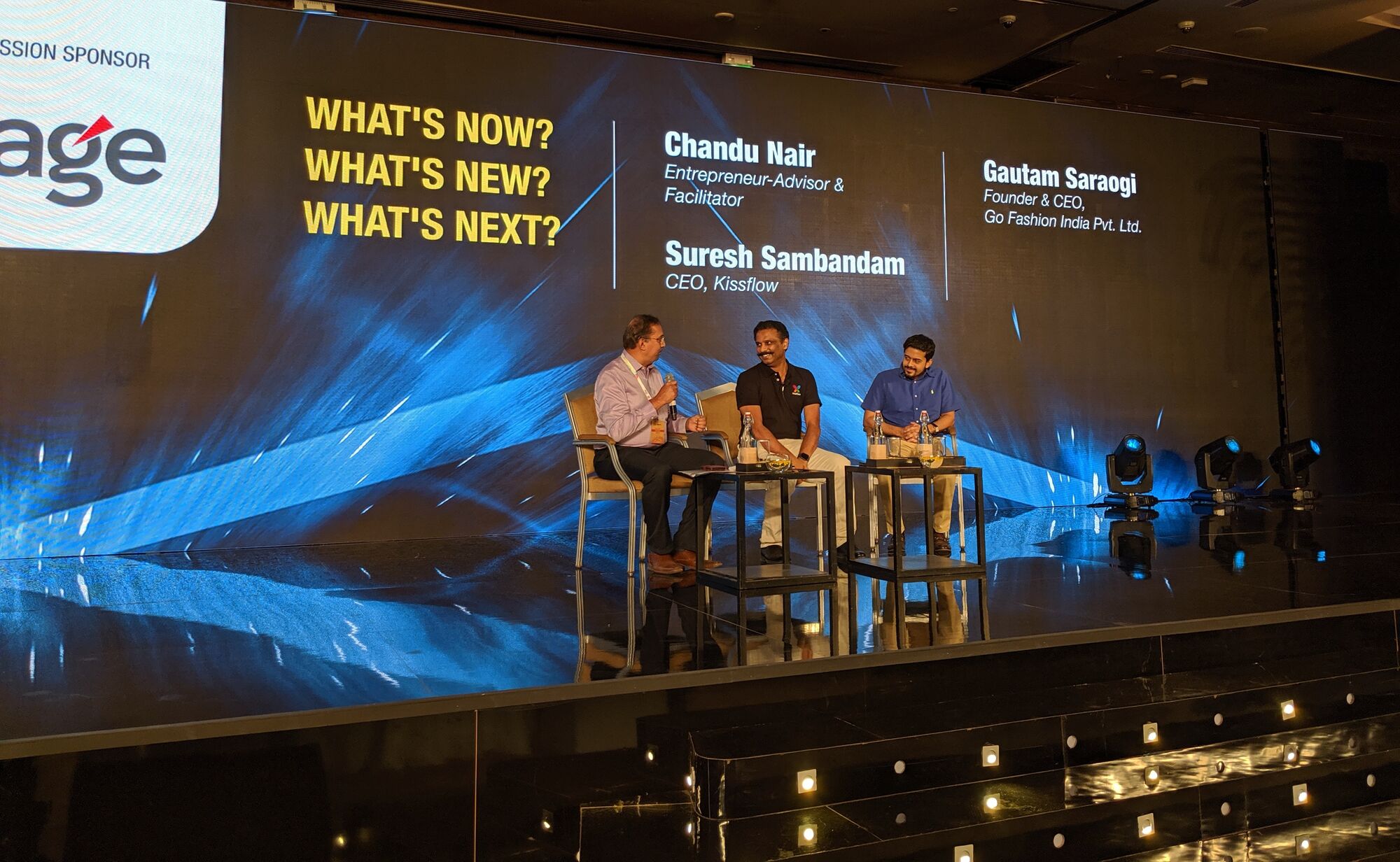 What's now, what's new, what's next? hosted by Mr Chandu Nair