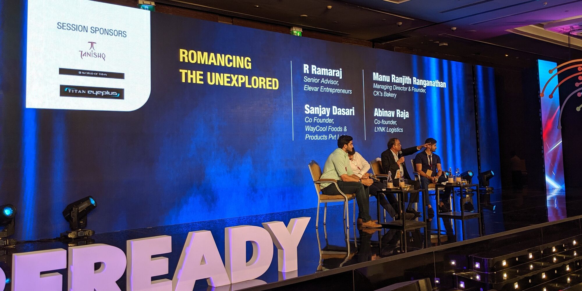 "Romancing their unexplored" hosted by R Ramaraj.