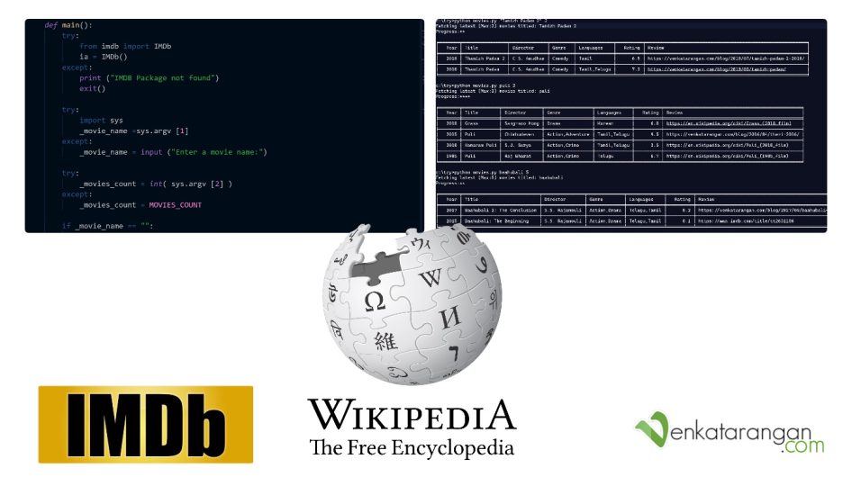 Python code to list movie details – Mangoidiots
