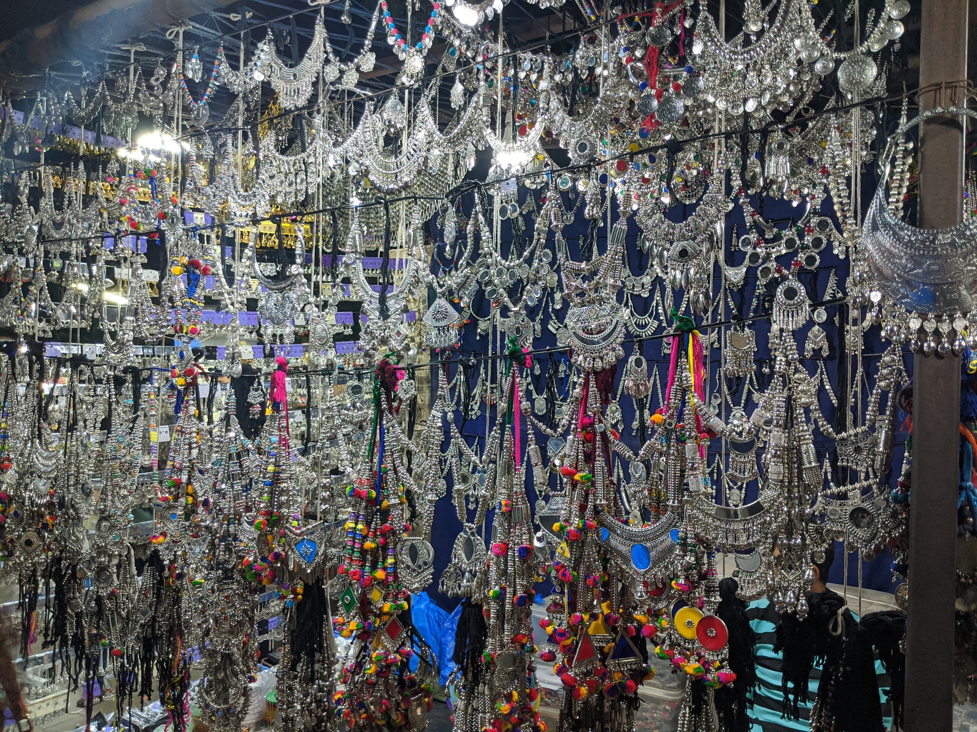 Dazzling jewellery.
