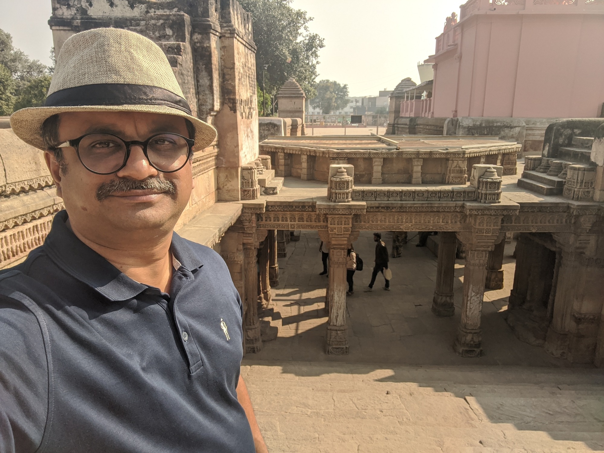 One of the entrances that lead to the stepwell