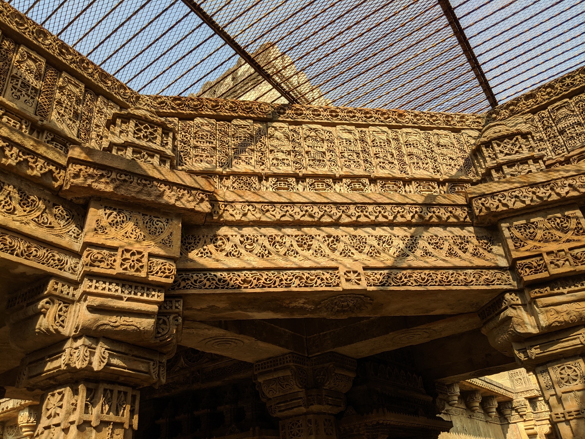 Every inch of the sandstones are carved with motifs of flowers and graphics
