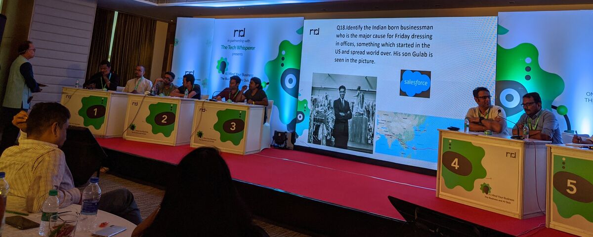 The Business and AI Quiz by Mr Gaurav hosted by RRD