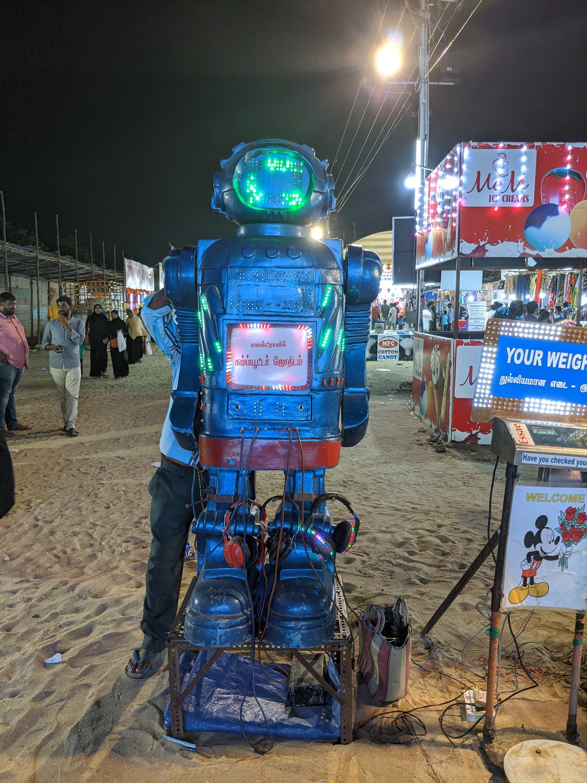 The famous computer astrology robot