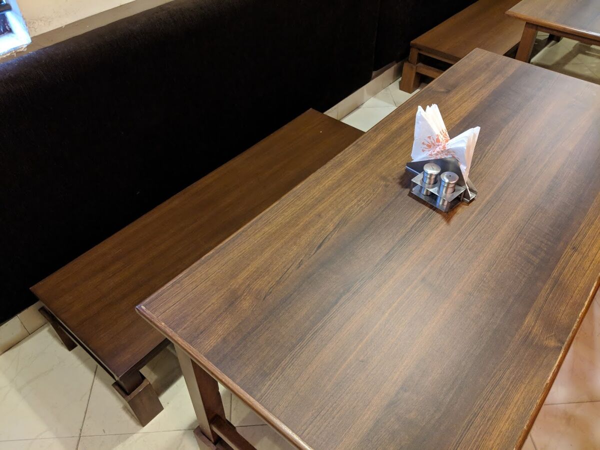 With low seating tables, it is a different experience here (You do have regular tables and chairs too)