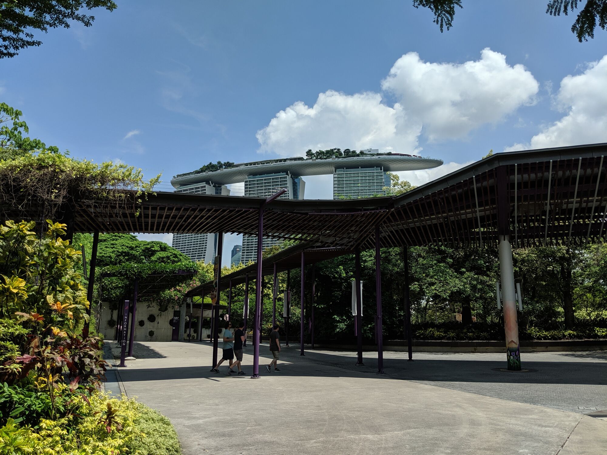 View of the Marina Bay Sands