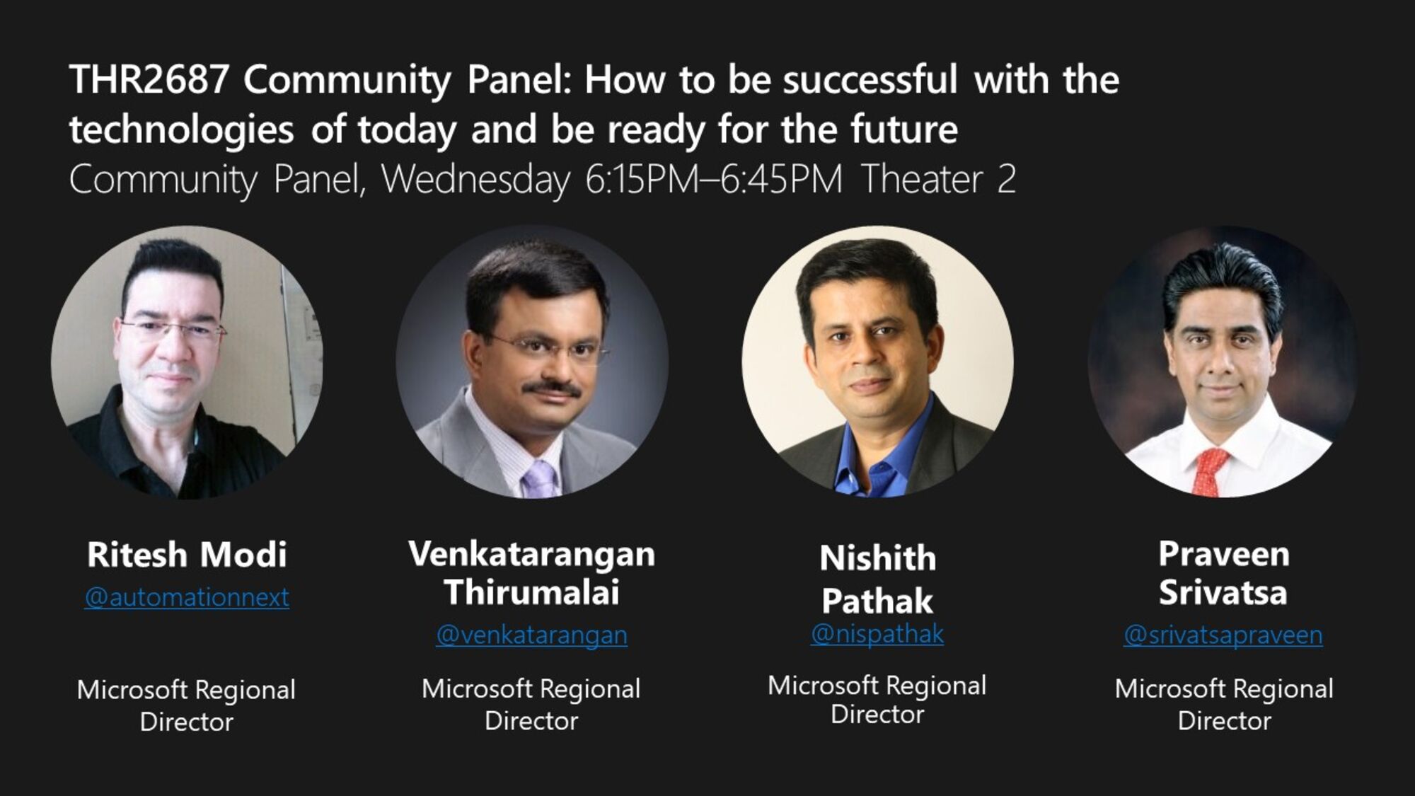 How to be successful with the technologies of today and be ready for the future? A panel.