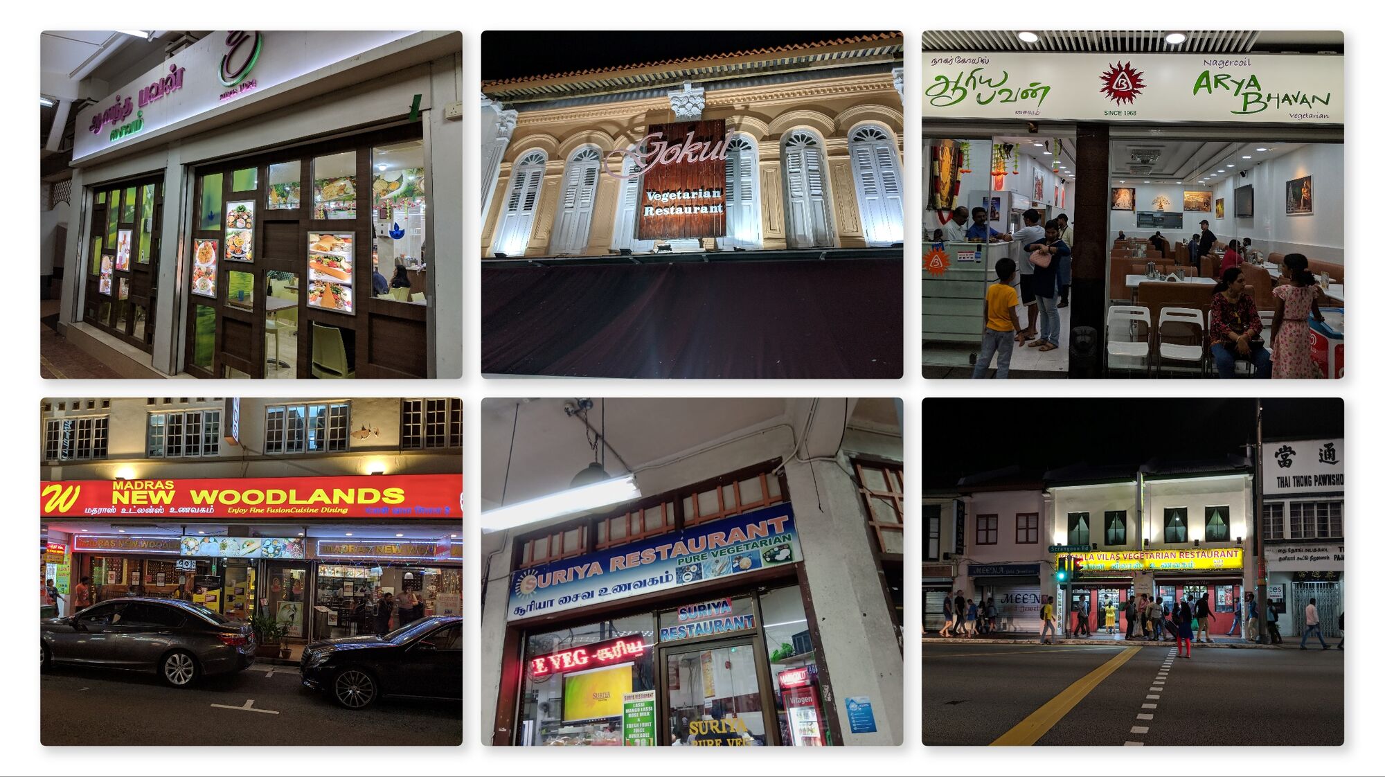 South Indian Restaurants in Singapore