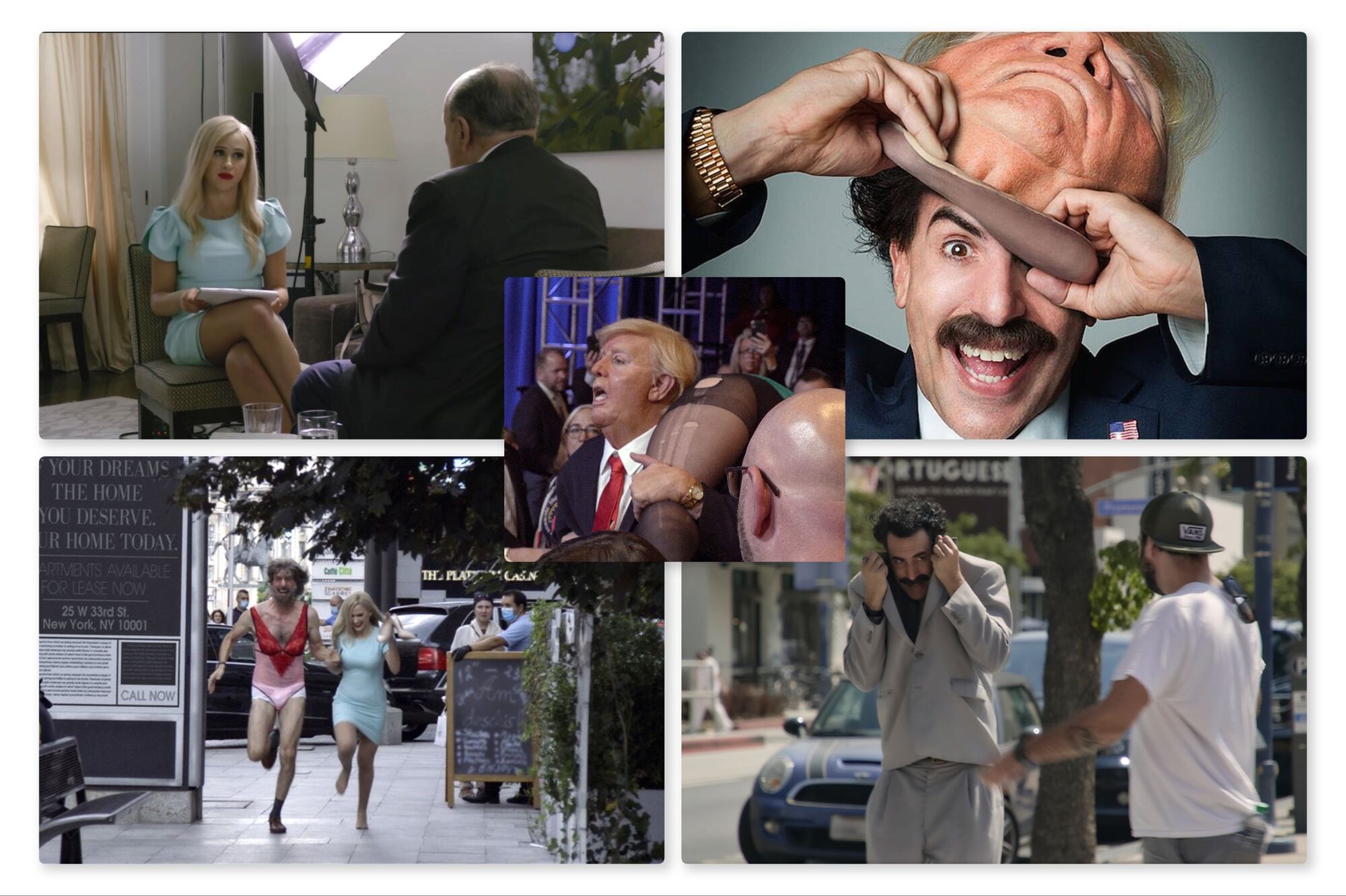 Borat Subsequent Moviefilm - Sacha Baron Cohen and Maria Bakalova