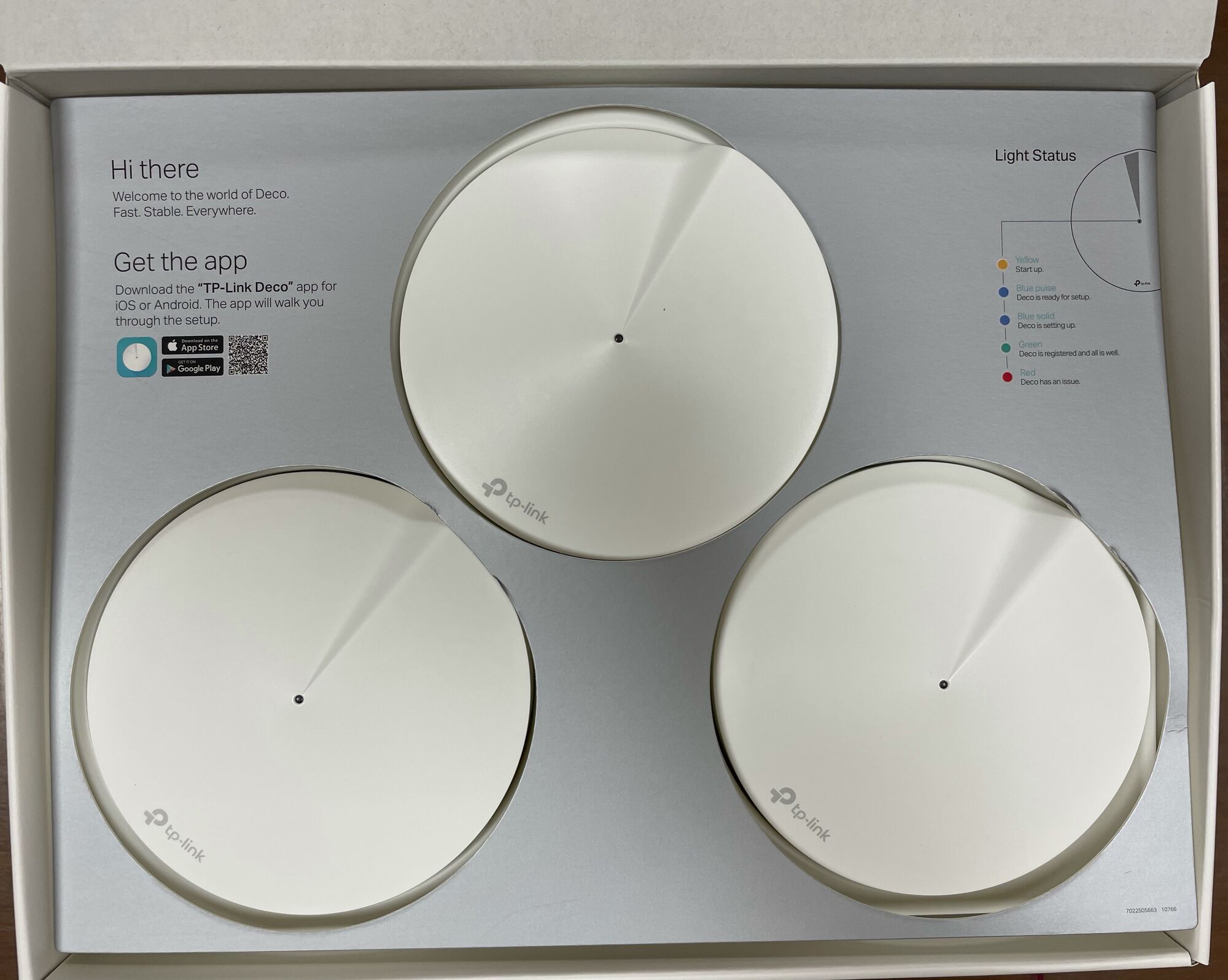 A 3-pack of TP-Link Deco m5 Mesh Network cost INR 12,500 after offers