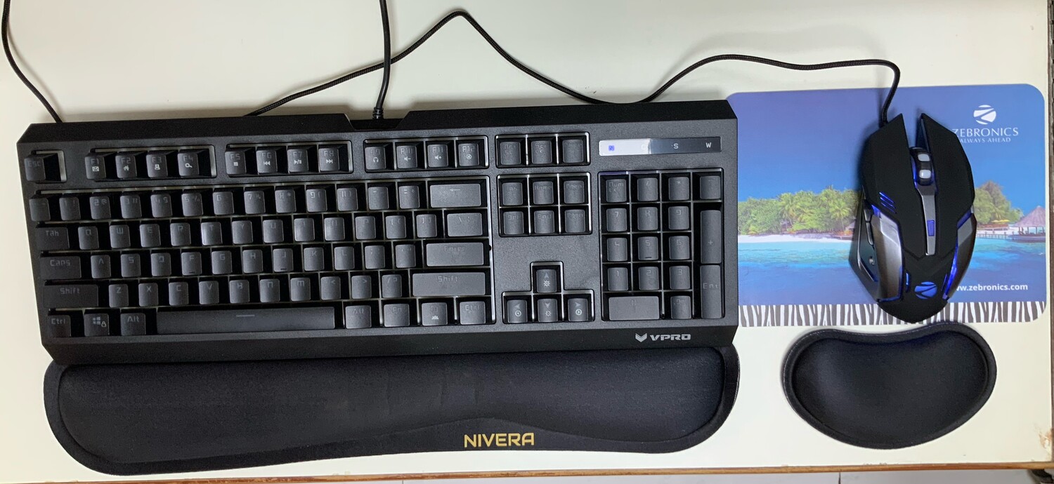 Keyboard Wrist Rest Pad & Mouse Wrist Rest Cushion