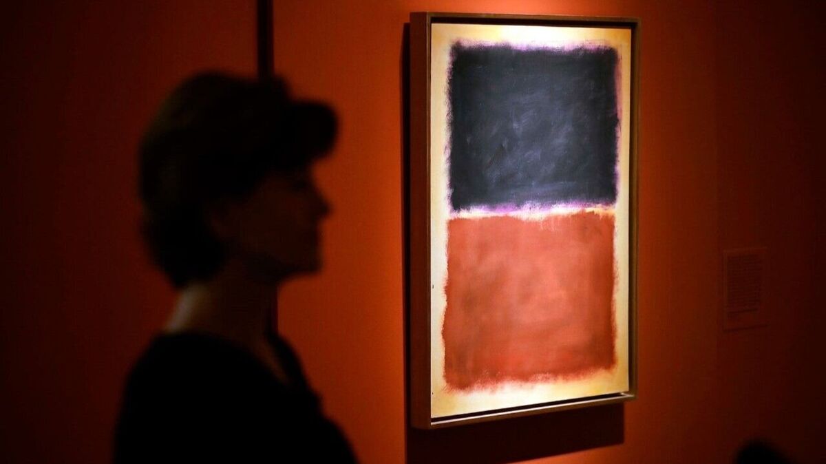 The fake painting claiming to be of Mark Rothko