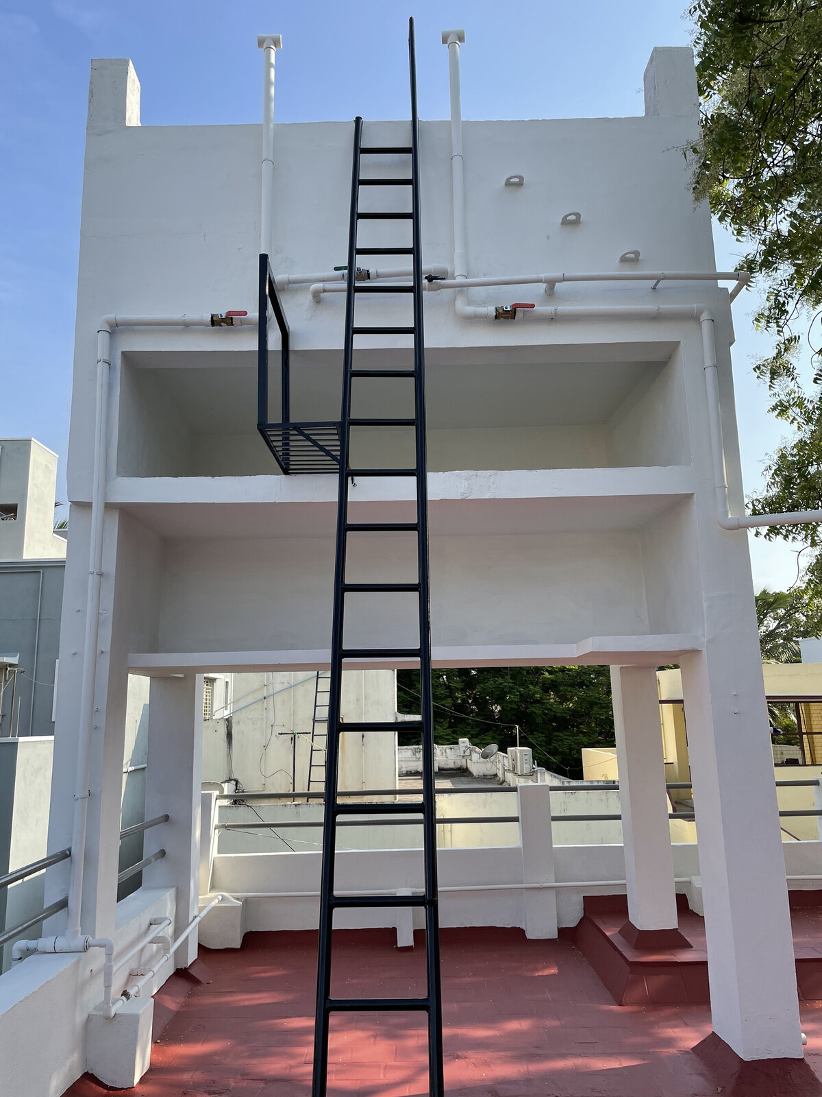 Overhead water tank - had to do the water-proofing twice, the first time by a local contractor failed, so I had to hire a specialist.