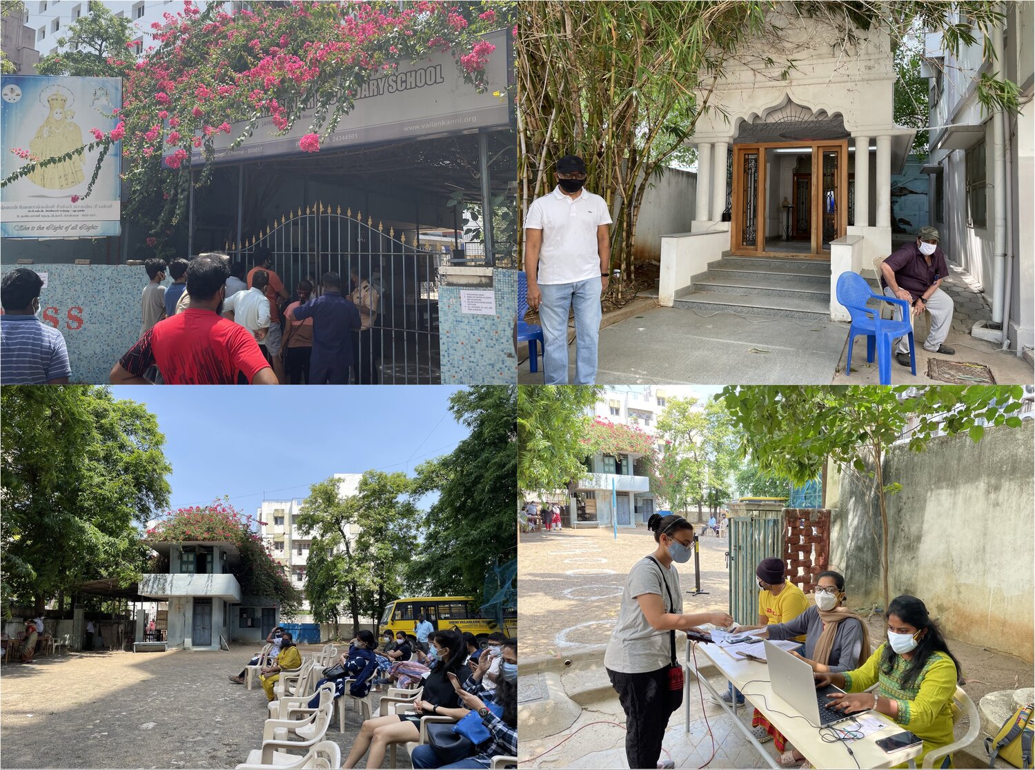 Vaccination Camp in Chennai with Rotary Club of Madras and Greater Chennai Corporation