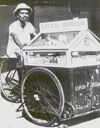 LIFCO's tricycle mobile book sales