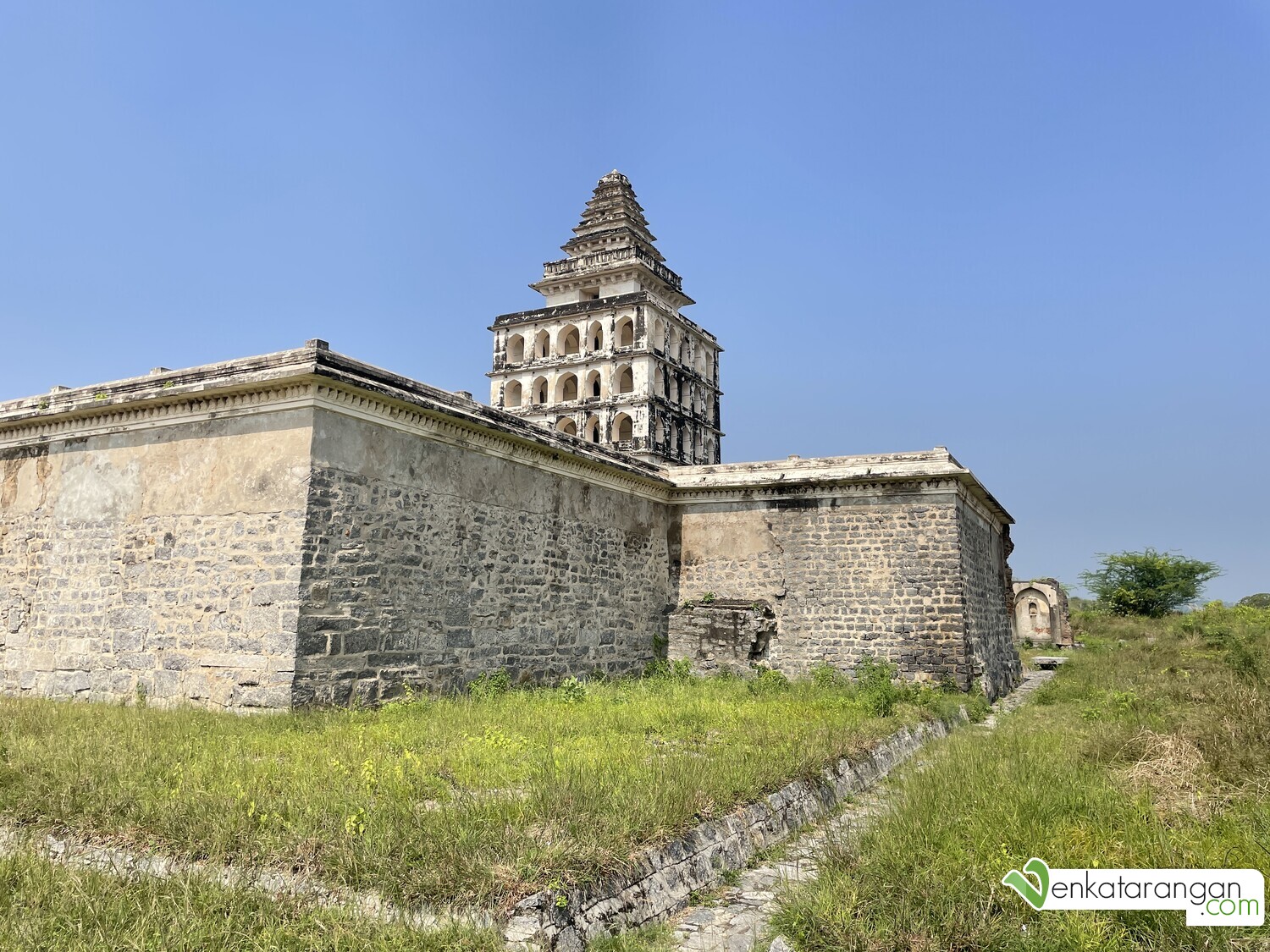 The rear view of the Kalyana mahal